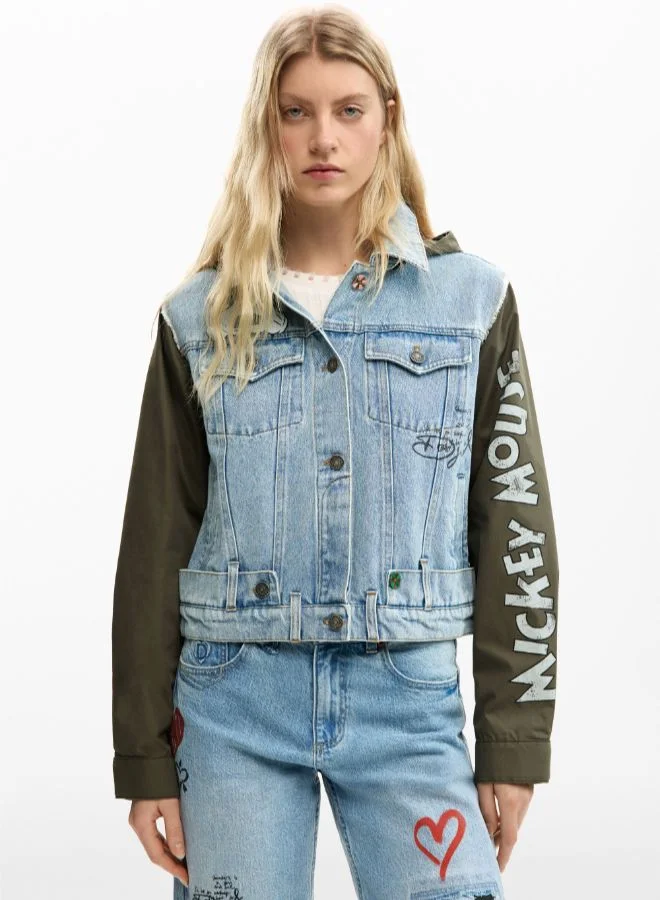 DESIGUAL Mickey Mouse™ Bimaterial Parka